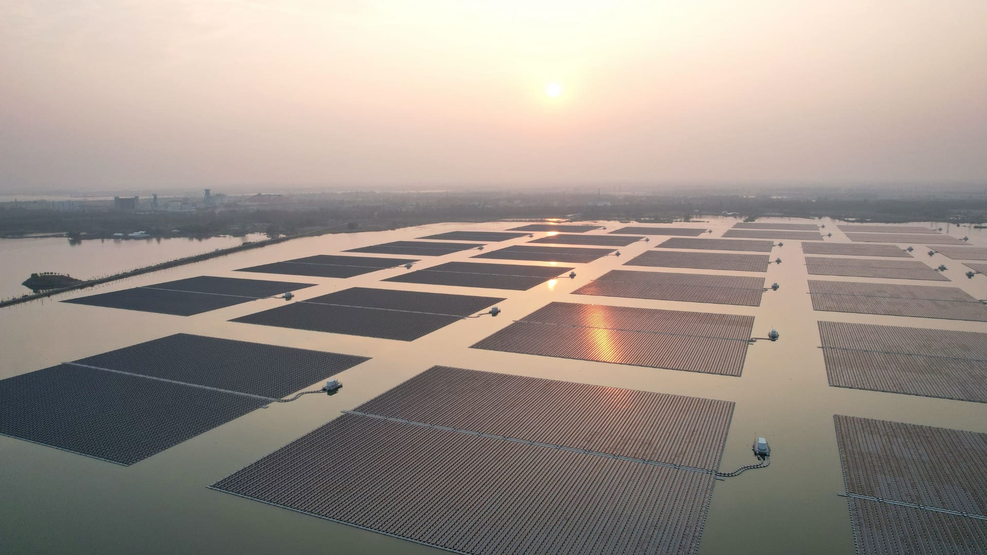 淮南顾桥150MW漂浮电站项目