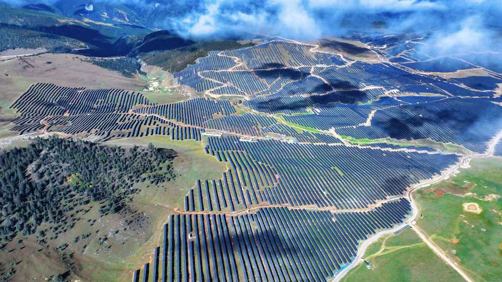 四川甘孜1.2GW光伏项目
